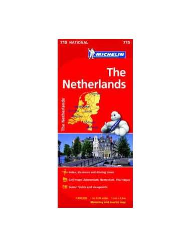 MN 715 The Netherlands - Hollandia térkép