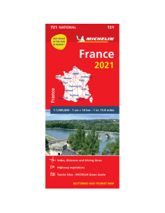 MN 721 France - Franciaország térkép - 2021