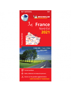 MN 707 France Northeast - Északkelet-Franciaország térkép...