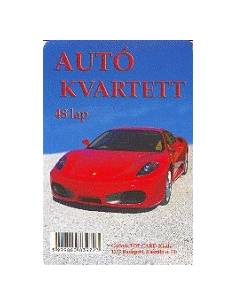 Kártya - Autó Kvartett Játékkártya