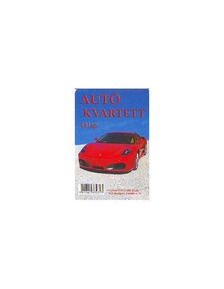 Kártya - Autó Kvartett Játékkártya