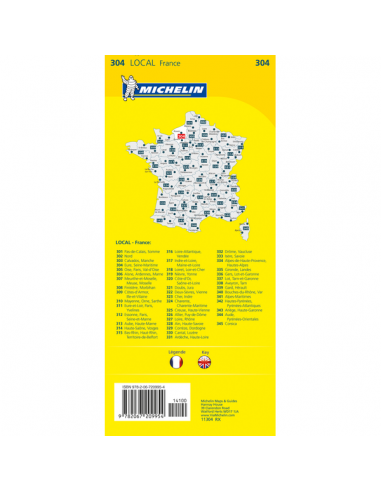 MN 304 Eure - Seine-Maritime térkép