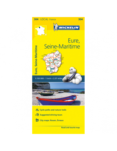 MN 304 Eure - Seine-Maritime térkép