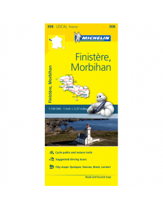 MN 308 Finistére - Morbihan térkép