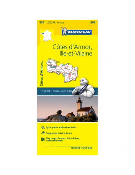 MN 309 Cotes d'Amor - Ille-et-Villaine térkép