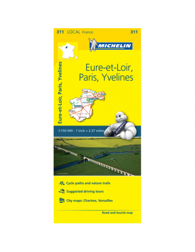 MN 311 Eure-et-Loire - Paris - Yvelines térkép...