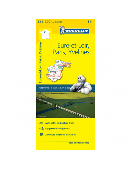 MN 311 Eure-et-Loire - Paris - Yvelines térkép - 2020