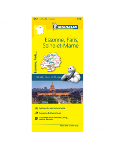 MN 312 Essonne - Paris - Seine-et-Marne térkép