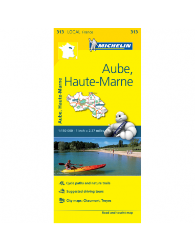 MN 313 Aube - Haute-Marne térkép - 2018