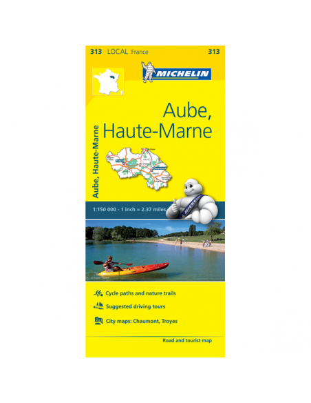 MN 313 Aube - Haute-Marne térkép - 2018
