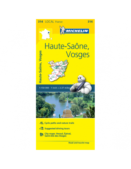 MN 314 Haute-Saone - Vosges térkép - 2018