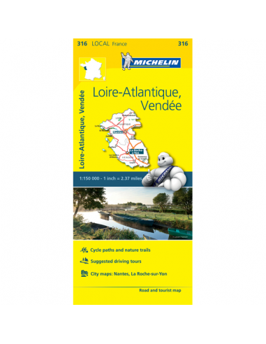 MN 316 Loire-Atlantique - Vendée térkép