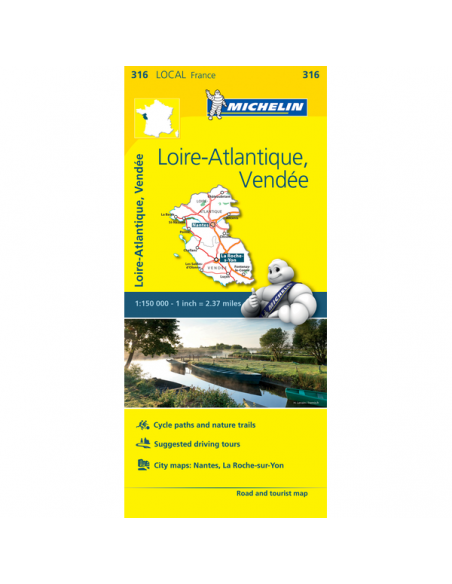 MN 316 Loire-Atlantique - Vendée térkép