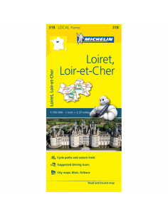 MN 318 Loiret - Loir-et-Cher térkép