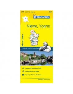 MN 319 Niévre - Yonne térkép - 2019