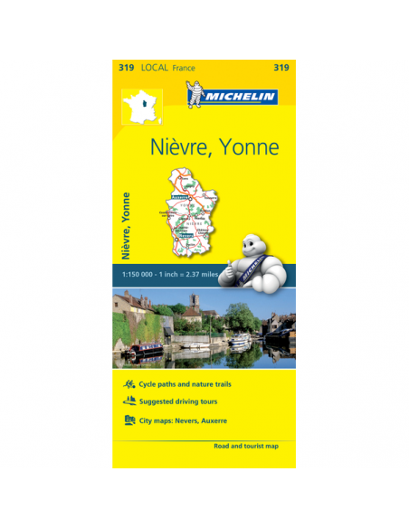 MN 319 Niévre - Yonne térkép - 2019