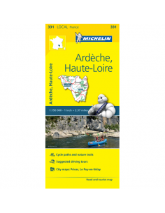 MN 331 Ardéche - Haute-Loire térkép - 2016