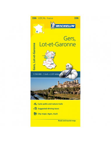 MN 336 Gers - Lot-et-Garonne térkép