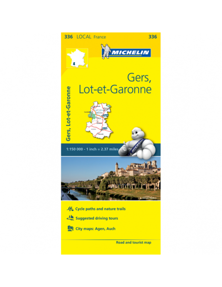 MN 336 Gers - Lot-et-Garonne térkép
