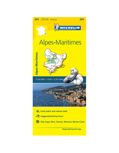 MN 341 Alpes-Maritimes térkép - 2018