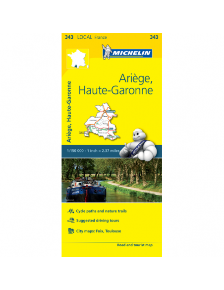 MN 343 Arégie - Haute-Garonne térkép - 2019