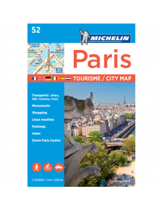 MN 52 Párizs várostérkép - Paris