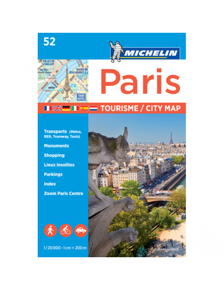 MN 52 Párizs várostérkép - Paris