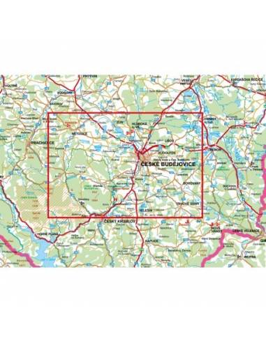 50 Českobudějovicko turistatérkép
