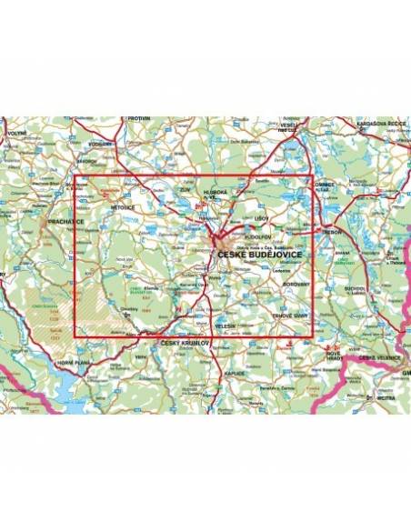 50 Českobudějovicko turistatérkép