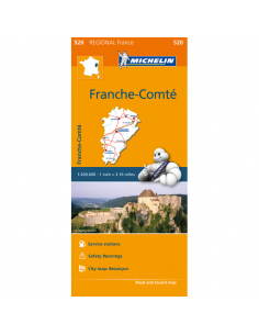 MN 520 Franche-Comté térkép - 2020