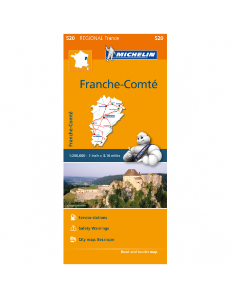 MN 520 Franche-Comté térkép - 2020