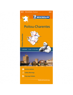 MN 521 Poitou-Charentes térkép - 2016