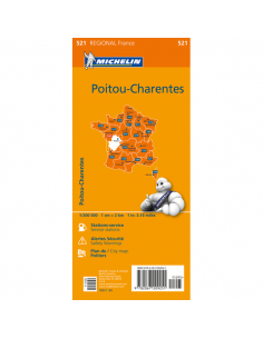 MN 521 Poitou-Charentes térkép - 2016 2