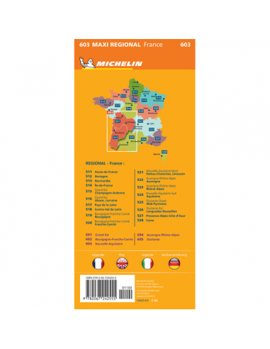 MN 602 BOURGOGNE - FRANCHE-COMTE - MAXI...