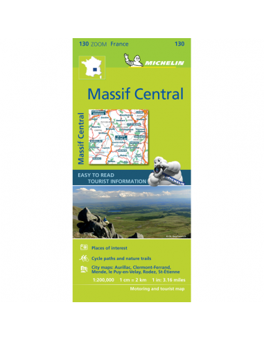 MN 130 ZOOM Massif Central térkép