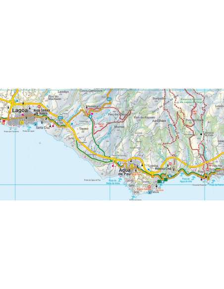 WKP 3 Azores Nord/Süd - Azori-szigetek Észak/dél térképcsomag - turistatérkép