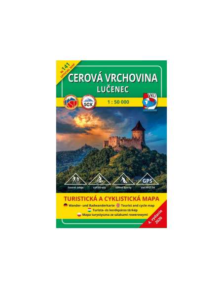 TM 141 Losonc és környéke - Cerová vrchovina - Lucenec turistatérkép
