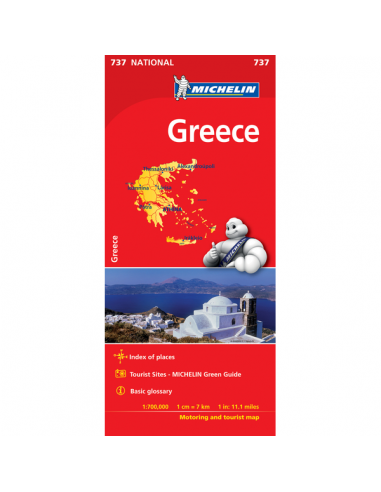 MN 737 Greece - Görögország térkép