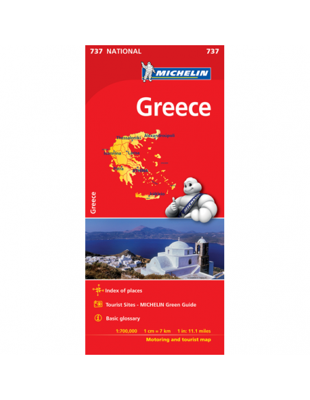 MN 737 Greece - Görögország térkép