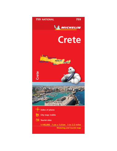 MN 759 Crete - Kréta térkép - 2019