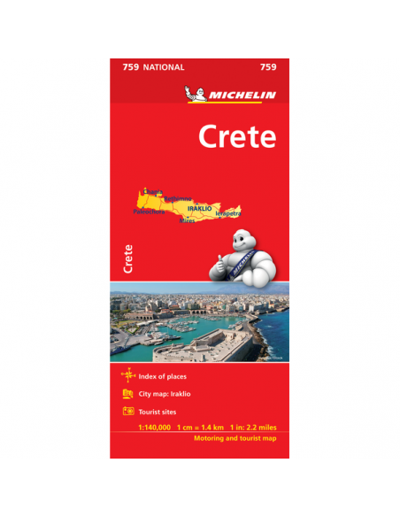 MN 759 Crete - Kréta térkép - 2019