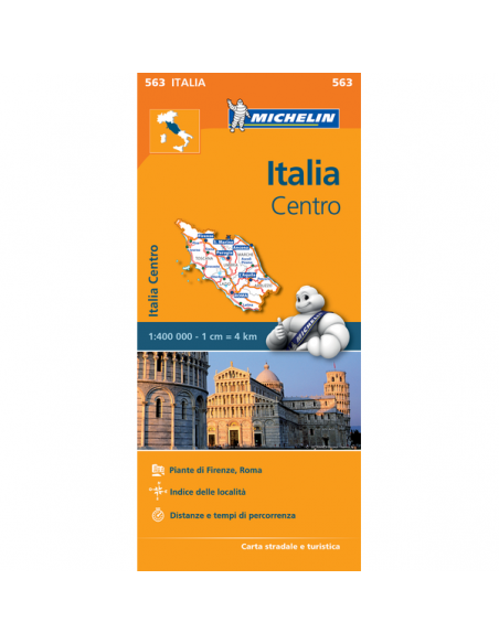 MN 563 Italia Centro - Közép-Olaszország térkép
