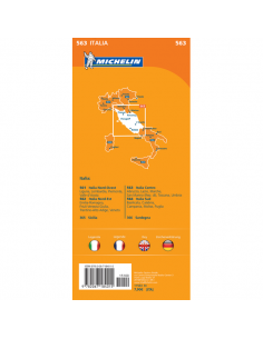 MN 563 Italia Centro - Közép-Olaszország térkép 2