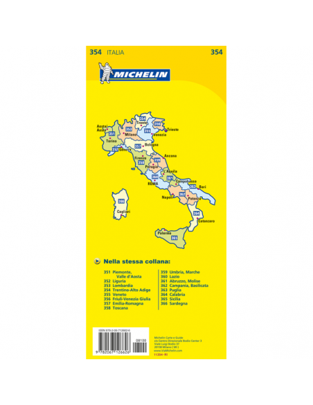 MN 354 Trentino - Alto Adige térkép - 2019