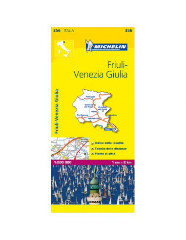 MN 356 Friuli-Venezia Giulia térkép