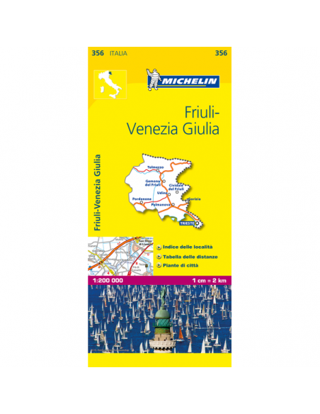 MN 356 Friuli-Venezia Giulia térkép