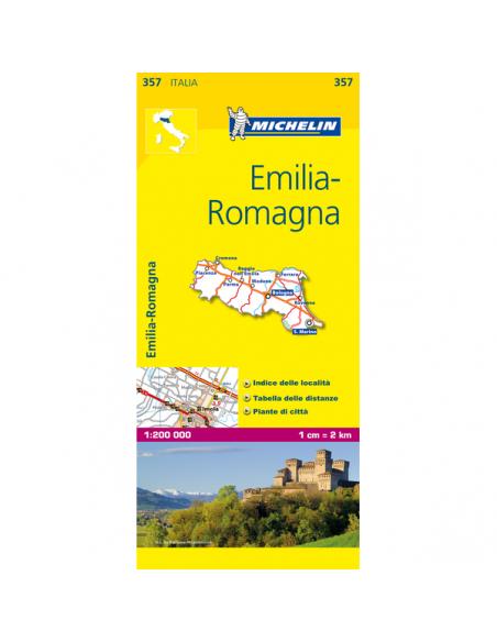 MN 357 Emilia-Romagna térkép - 2020