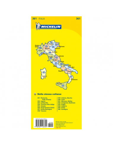 MN 361 Abruzzo - Molise térkép