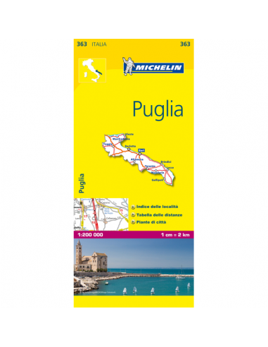 MN 363 Puglia térkép