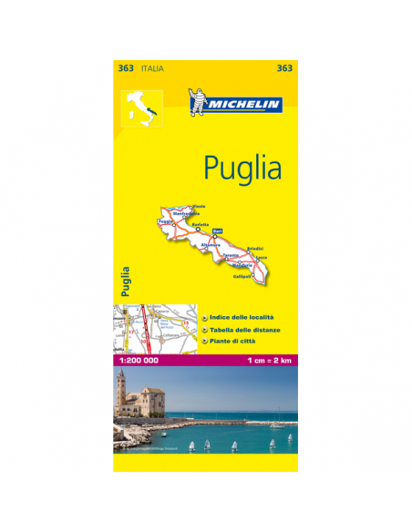 MN 363 Puglia térkép